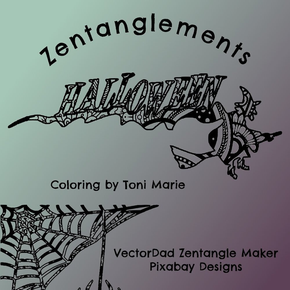 Halloween Zentanglements Coloring Fun (25 Images)